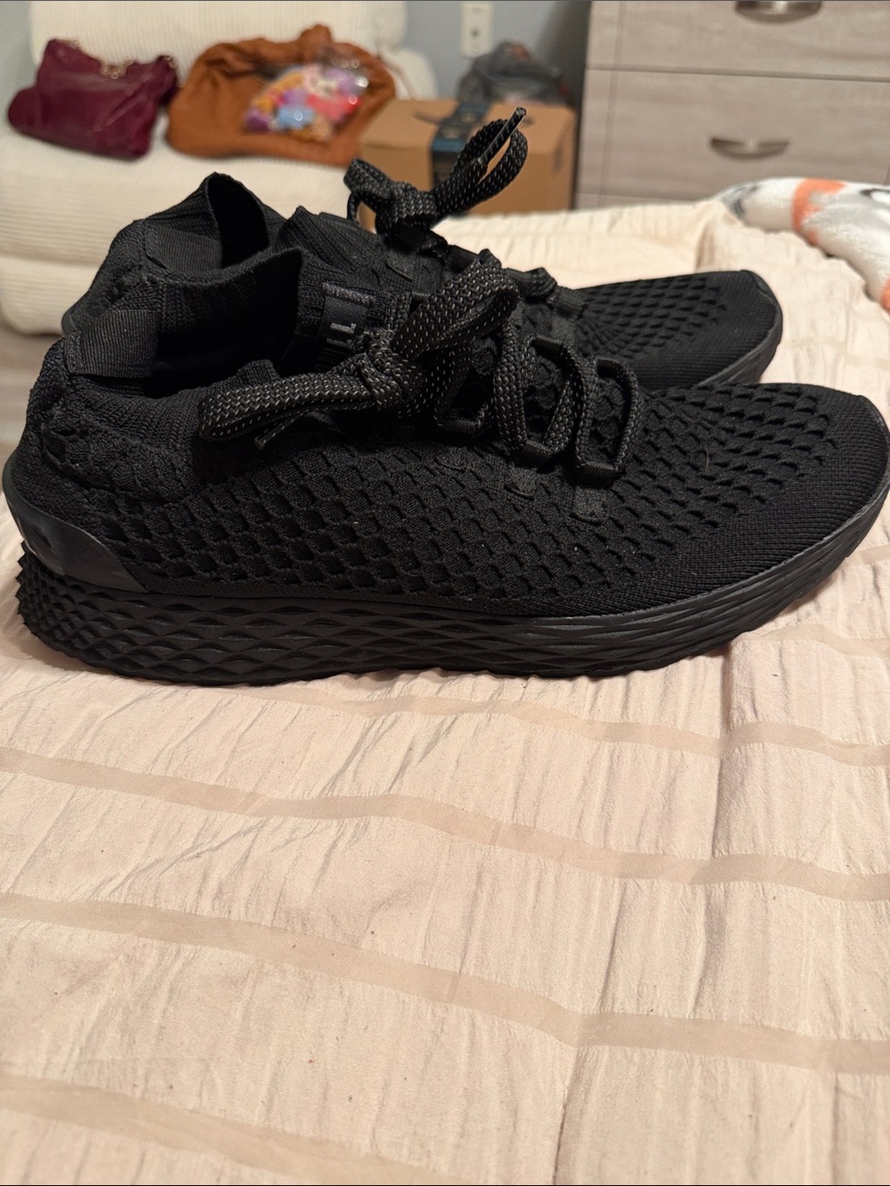 Nobull all day black knit shoes size 10.5
